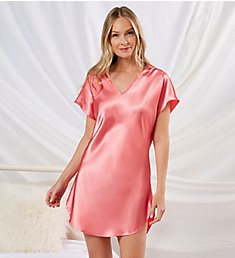 Amanda Rich Bias Cut Satin T-Shirt Gown 412-40