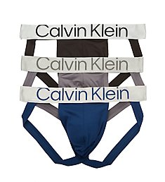 Calvin Klein Steel Micro Jock Strap - 3 Pack NB3152