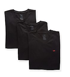Diesel Michael Cotton Stretch V Neck T-Shirts - 3 Pack SHGUWAVC