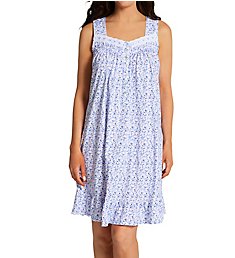 Eileen West 100% Cotton Jersey Short Sleeveless Nightgown 5025031