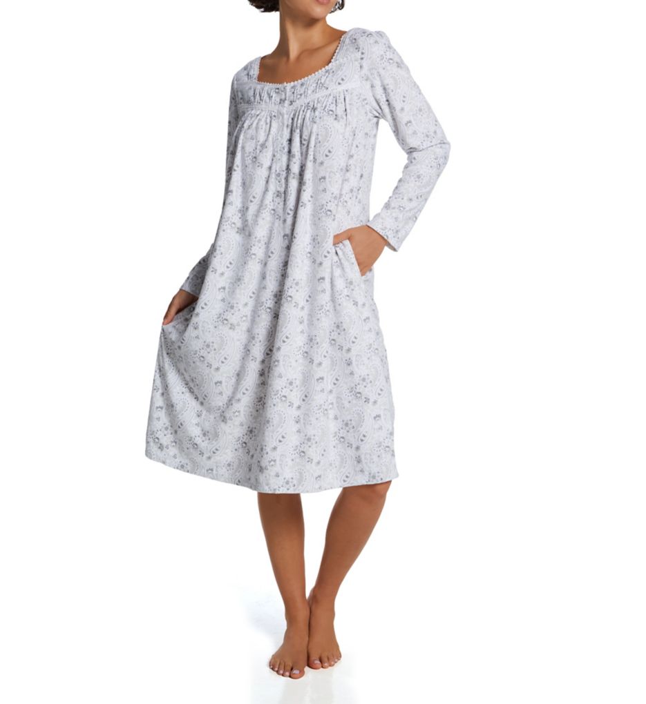 Eileen West Dream Fleece Long Sleeve Waltz Nightgown 5026627