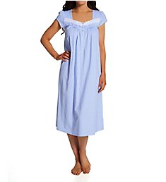 Eileen West 100% Cotton Jersey Cap Sleeve Ballet Nightgown 5225031