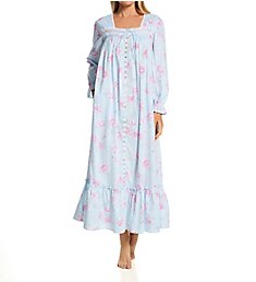 Eileen West 100% Cotton Lawn Long Sleeve Button Front Robe 5825043