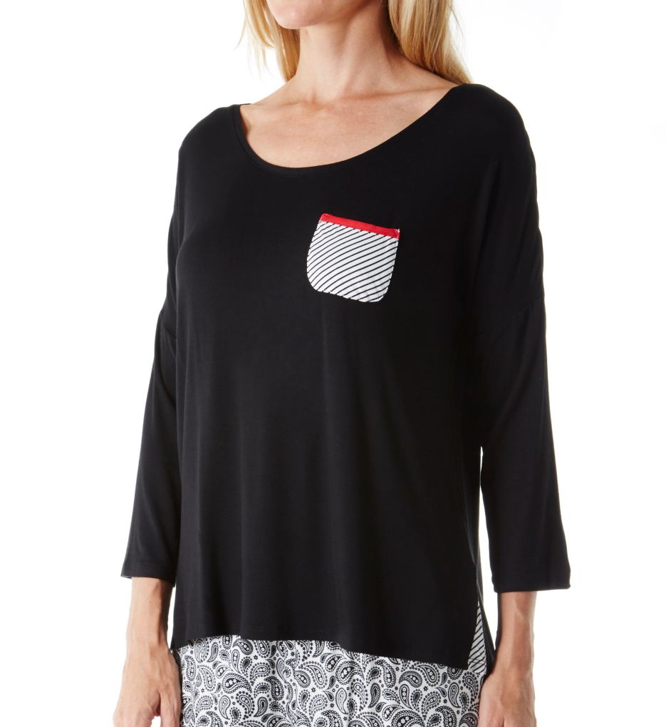 Ellen Tracy Holiday Bliss 3/4 Sleeve Top 8518496 Ellen Tracy Holiday Bliss 3/4 Sleeve Top 8518496