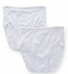 Exquisite Form Lace Leg Shaper Brief Panty - 2 Pack 070261A