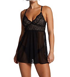 Fleur't Babydoll Set With Matching Thong 6503