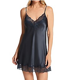 GINIA Silk Chemise with Lace Trim GPM301