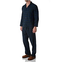 Hanes Big Man Plaid Flannel Pajama Set 4039B