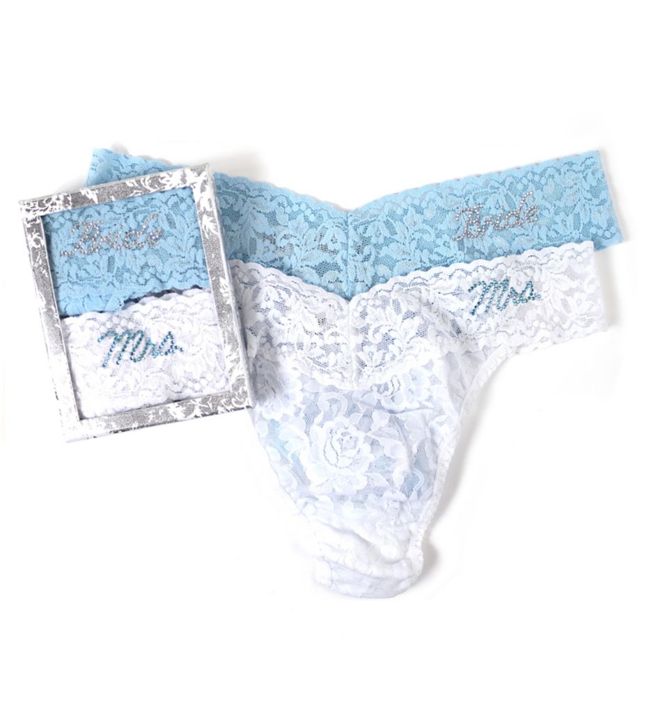 Hanky Panky Bride and Mrs Original Rise Thong - 2 Pack 48BRIBX Hanky Panky Bride and Mrs Original Rise Thong - 2 Pack 48BRIBX