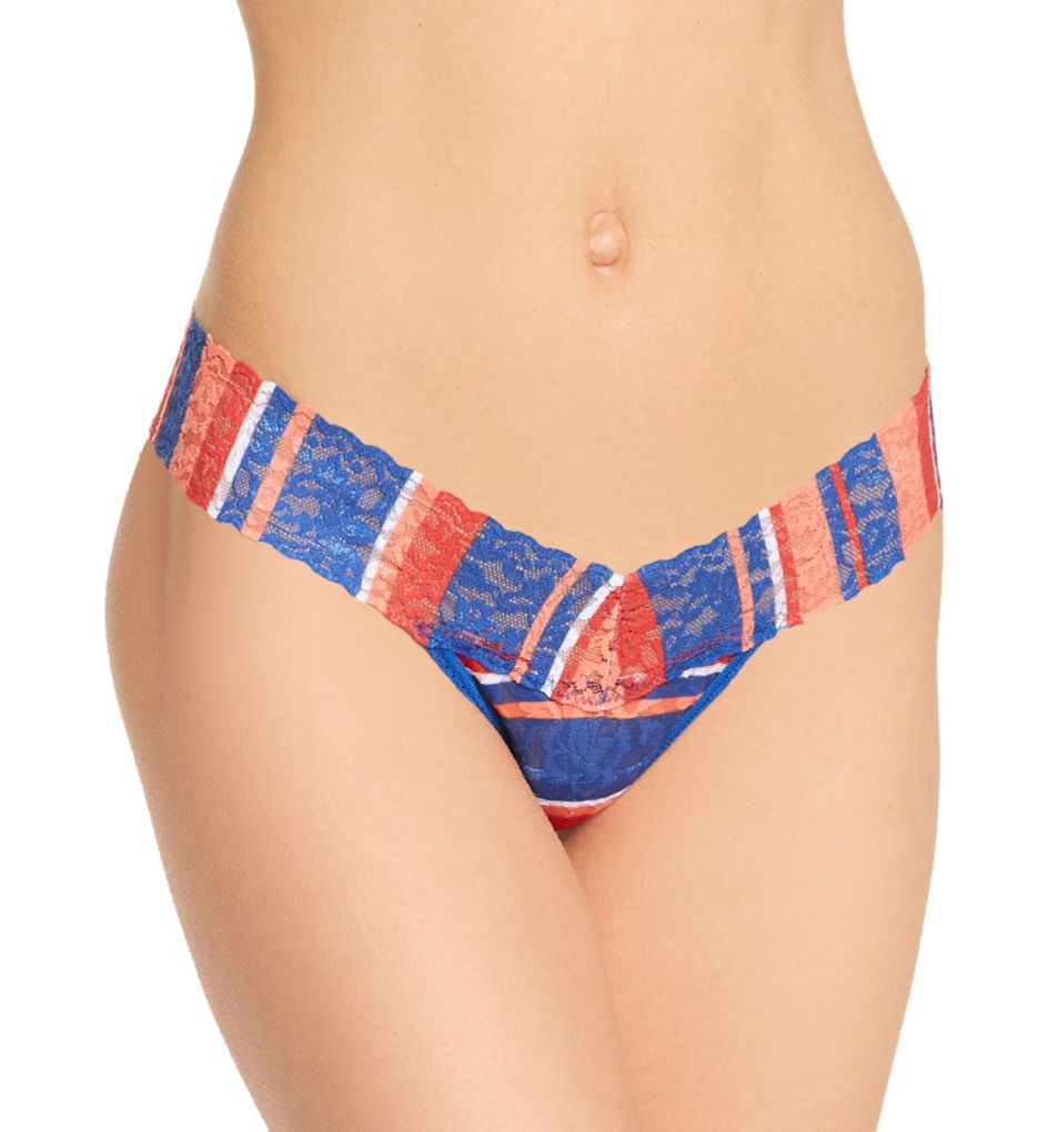 Hanky Panky Low Rise Pattern Thongs 4911PTN