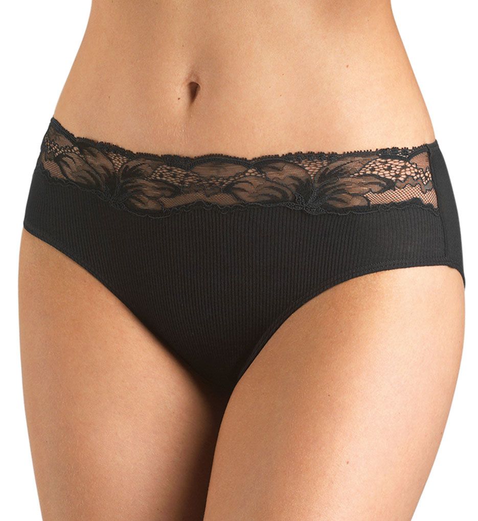 Hanro Valencia Hi Cut Brief Panty 72216 Hanro Valencia Hi Cut Brief Panty 72216