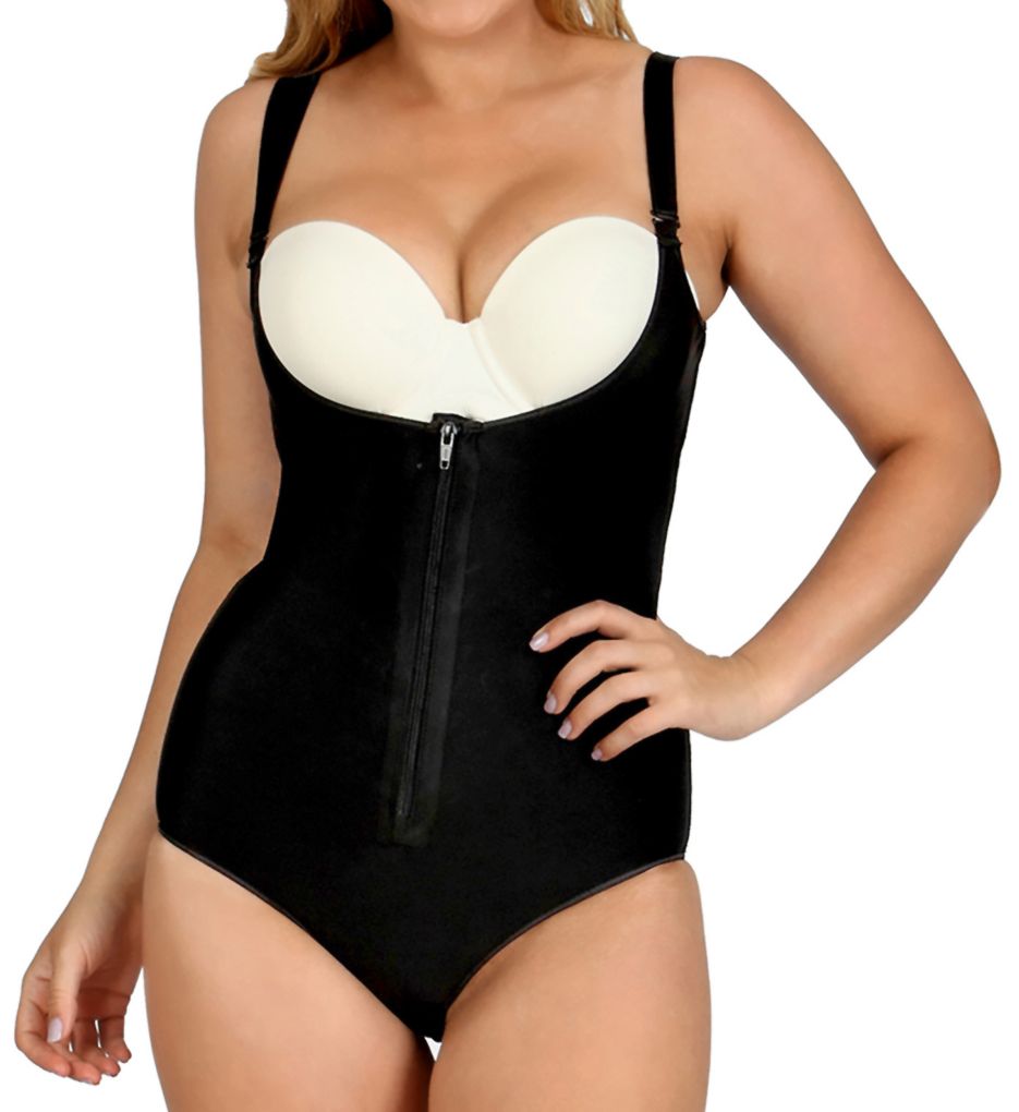 InstantFigure InstantRecoveryMD Under Bust Brief Bodysuit w/ Zip MD200