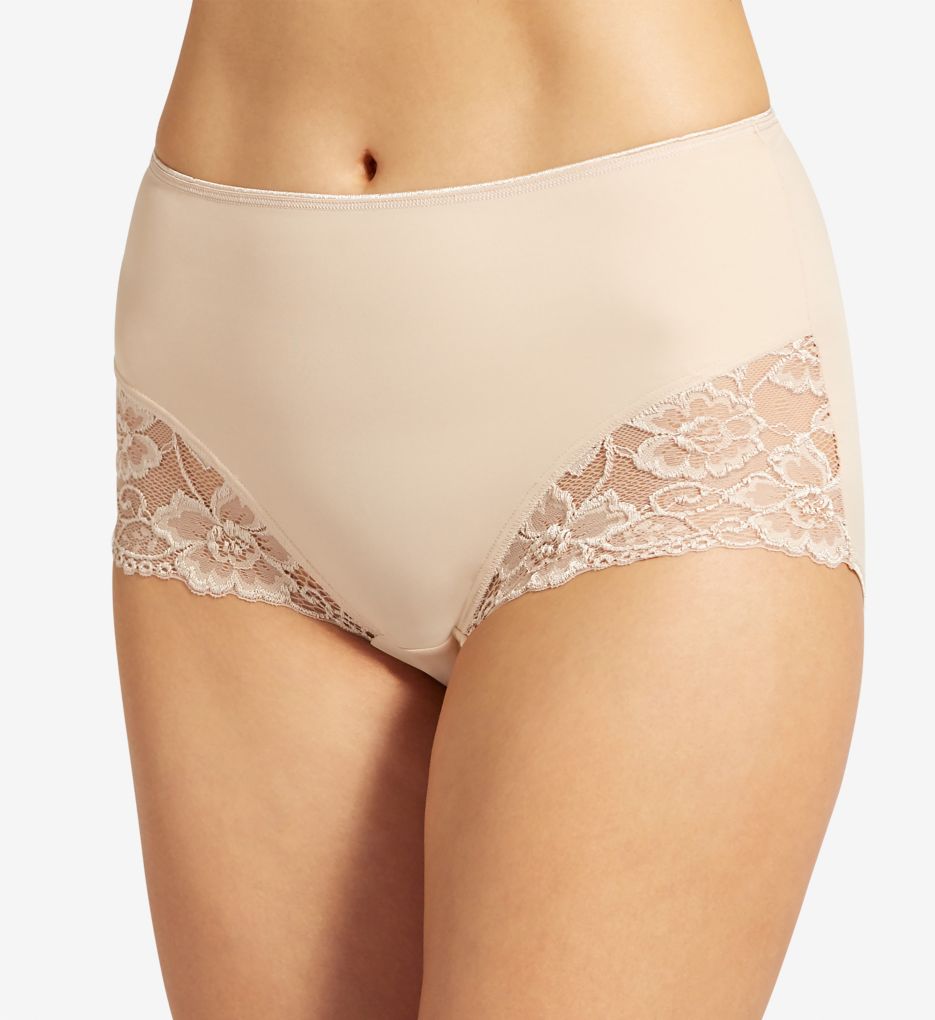 Jockey Slimmers Fixture Shaping Brief with Lace Panty 4154 Jockey Slimmers Fixture Shaping Brief with Lace Panty 4154