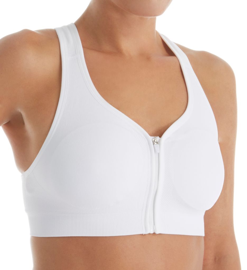 Jockey Zip Front High Impact Seamless Sport Bra 8656 Jockey Zip Front High Impact Seamless Sport Bra 8656