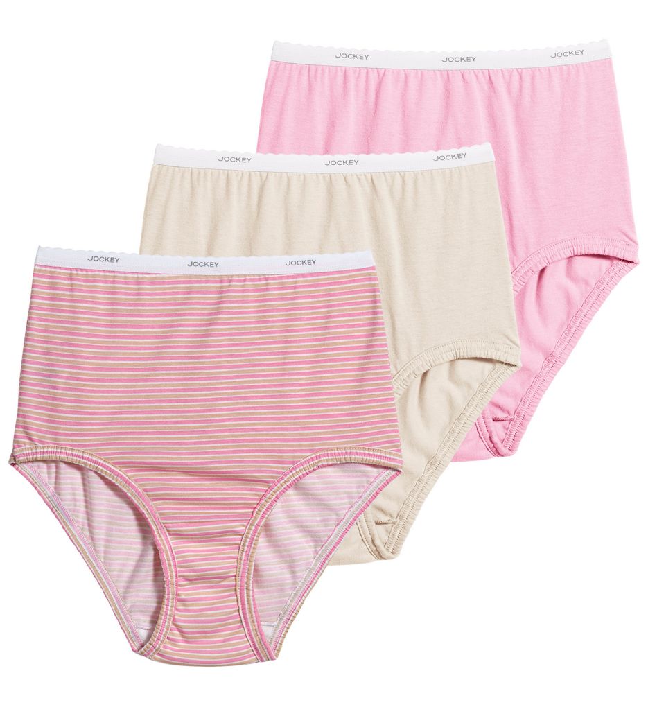 Jockey Classics Full Cut Cotton Brief Panty - 3 Pack 9482