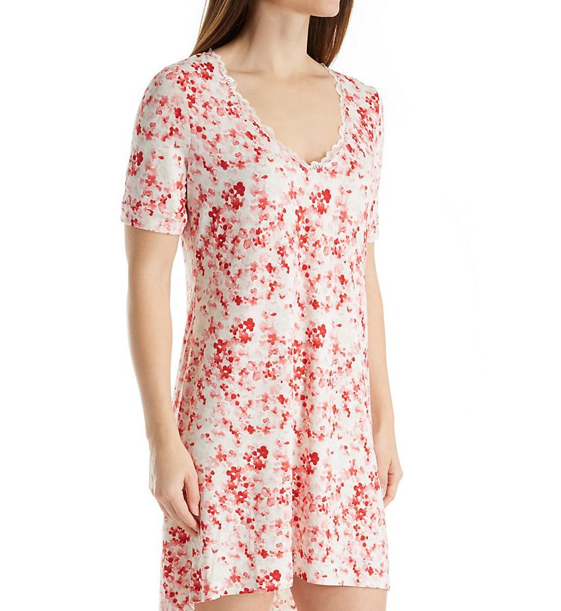 Maidenform Floral Bloom Lace Trim Sleepshirt MFS7310 Maidenform Floral Bloom Lace Trim Sleepshirt MFS7310