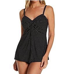 Miraclesuit Must Haves Pin Point Love Knot Tankini Swim Top 6518547