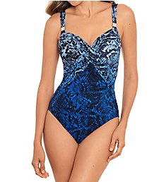 Miraclesuit Boa Blue Peregrina One Piece Swimsuit 6537354