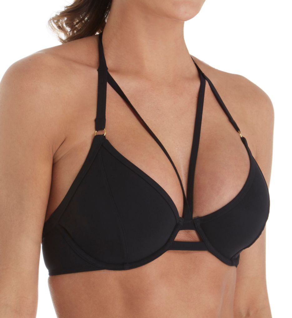 Miss Mandalay Icon Underwire Halter Strappy Bikini Swim Top IC02UH Miss Mandalay Icon Underwire Halter Strappy Bikini Swim Top IC02UH