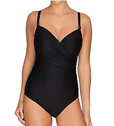 Prima Donna Cocktail Asymmetric Shirred Slimming 1 Pc Swimsuit 40-001-3 Prima Donna Cocktail Asymmetric Shirred Slimming 1 Pc Swimsuit 40-001-3