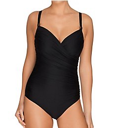 Prima Donna Cocktail Asymmetric Shirred Slimming 1 Pc Swimsuit 40-001-3
