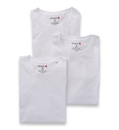 Reebok Sport Cotton Jersey Crew Neck T-Shirt - 3 Pack 00CPT02