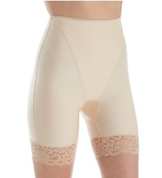 Shape Smoothing High Waist Thigh Slimmer with Lace S4004