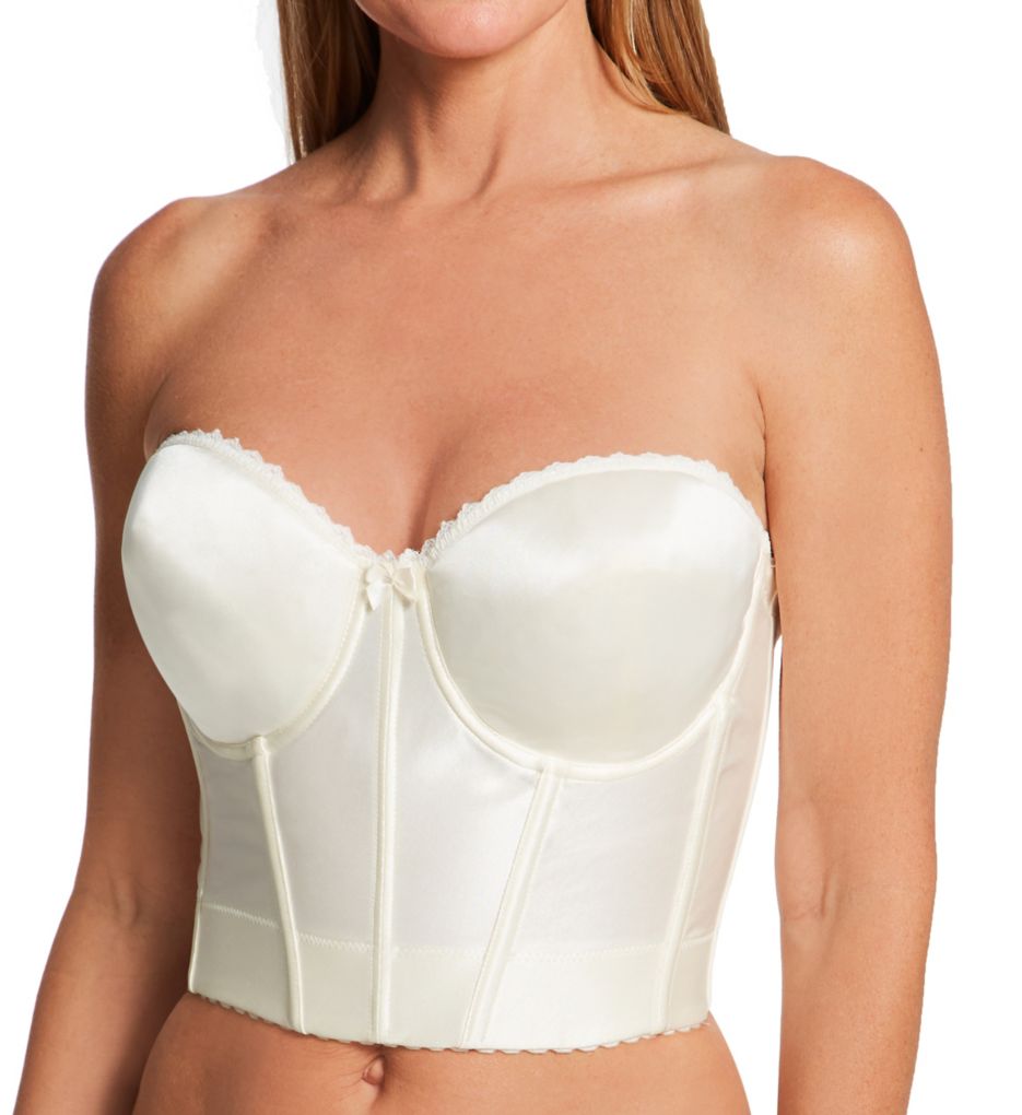 Va Bien Vintage Strapless Low Back Longline Bra 506